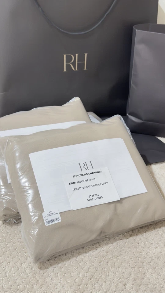 Herrajes de restauración patio exterior TRIESTE cubierta de chaise individual nueva *NUEVA* Foto 3 de 3