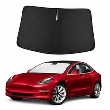 Windshield Sun Shade, 2017-2026 280T Visor Shade Model 3  Y Tesla