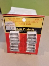 Keil Line 4879 Passenger Car Steps Flared O Scale Detail Kit Part 2 Rail