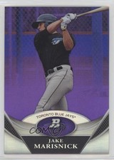 2011 Bowman Platinum Prospects Retail Purple Refractor Jake Marisnick #BPP45 0l1