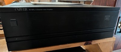 Carver AV-806x 6-Channel Amplifier   Serviced   All Channels OK - Xtra Boards
