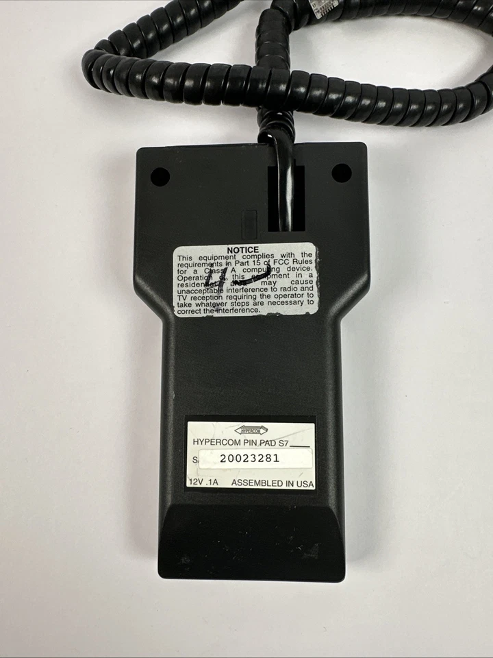 Hypercom Pin Pad S7 Credit Card Terminal - Image 2 of 4