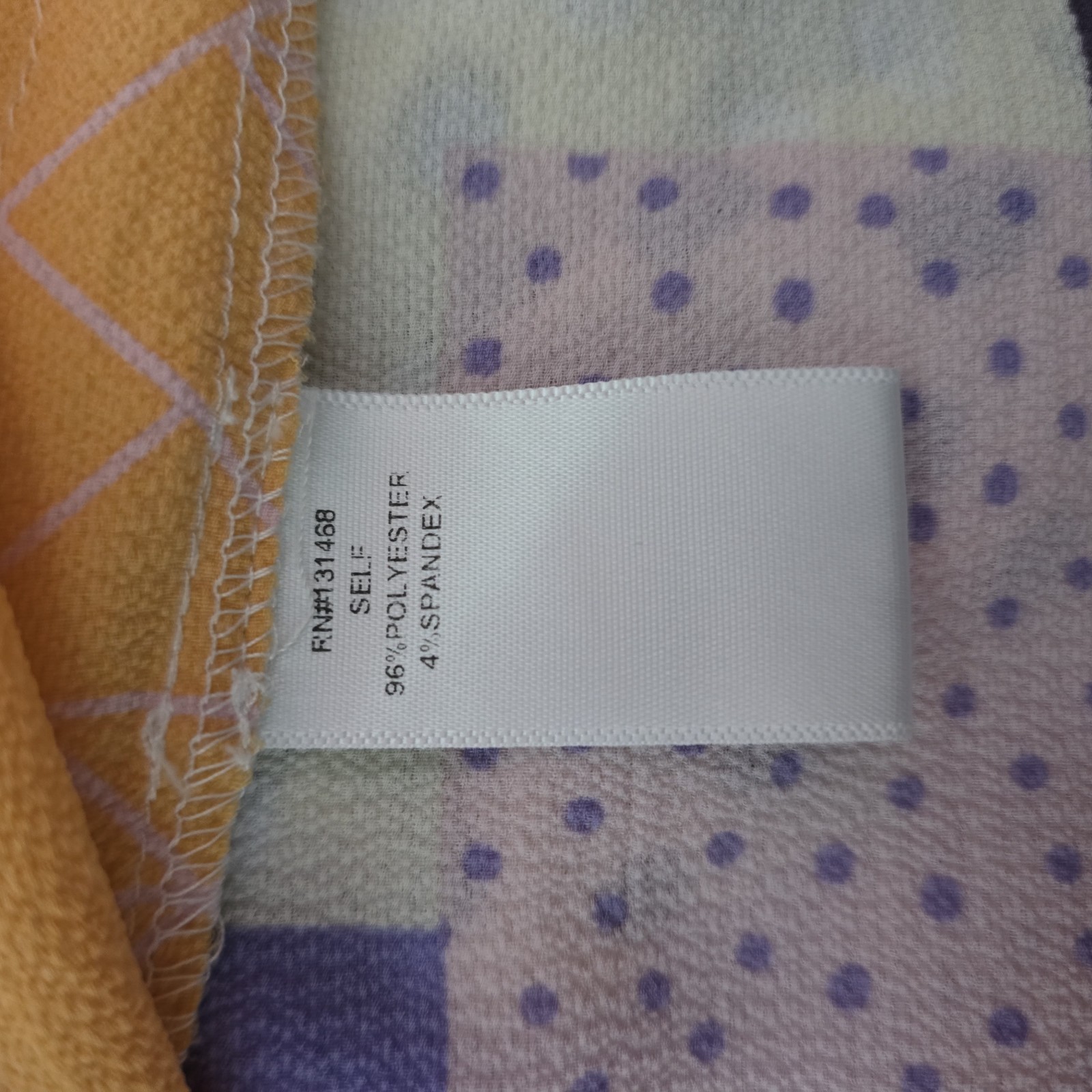 Fate Multicolor Abstract Patchwork Long Puff Slee… - image 7