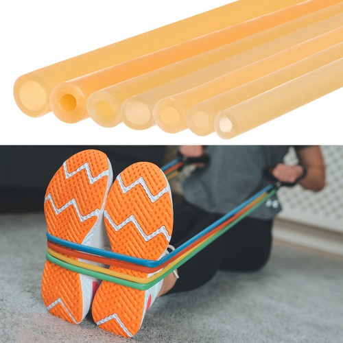 8 Meter Naturlatex Kautschuk Schlauch, 4x8 mm (IDxOD) Gummischlauch Schlauch, gelb - Bild 6 von 7