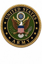 Us Army High Quality Pvc Inside Outside Application 4 Inch Sticker - Decal