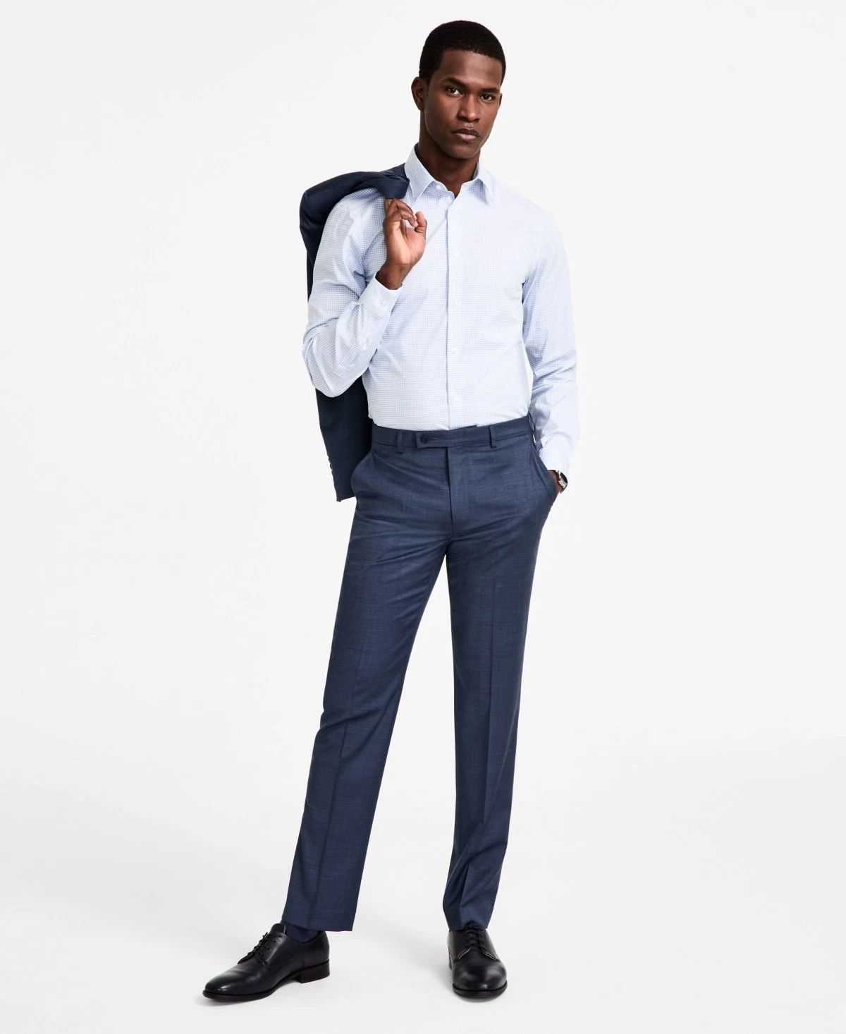 Calvin Klein Mens Slim fit Dress Pants 40 / 30 Navy Blue Solid Stretch
Opens in a new window or tab