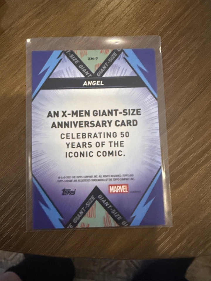 2025 Topps Chrome Marvel Angel X-Men Giant Size 50th Anniversary #XM-7 - Image 4 of 4