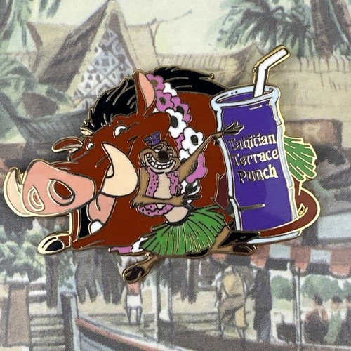 Disney Pin Tahitian Terrace Five Decades of Disney Dining 41499 Pumba Lion King - Picture 12 of 12