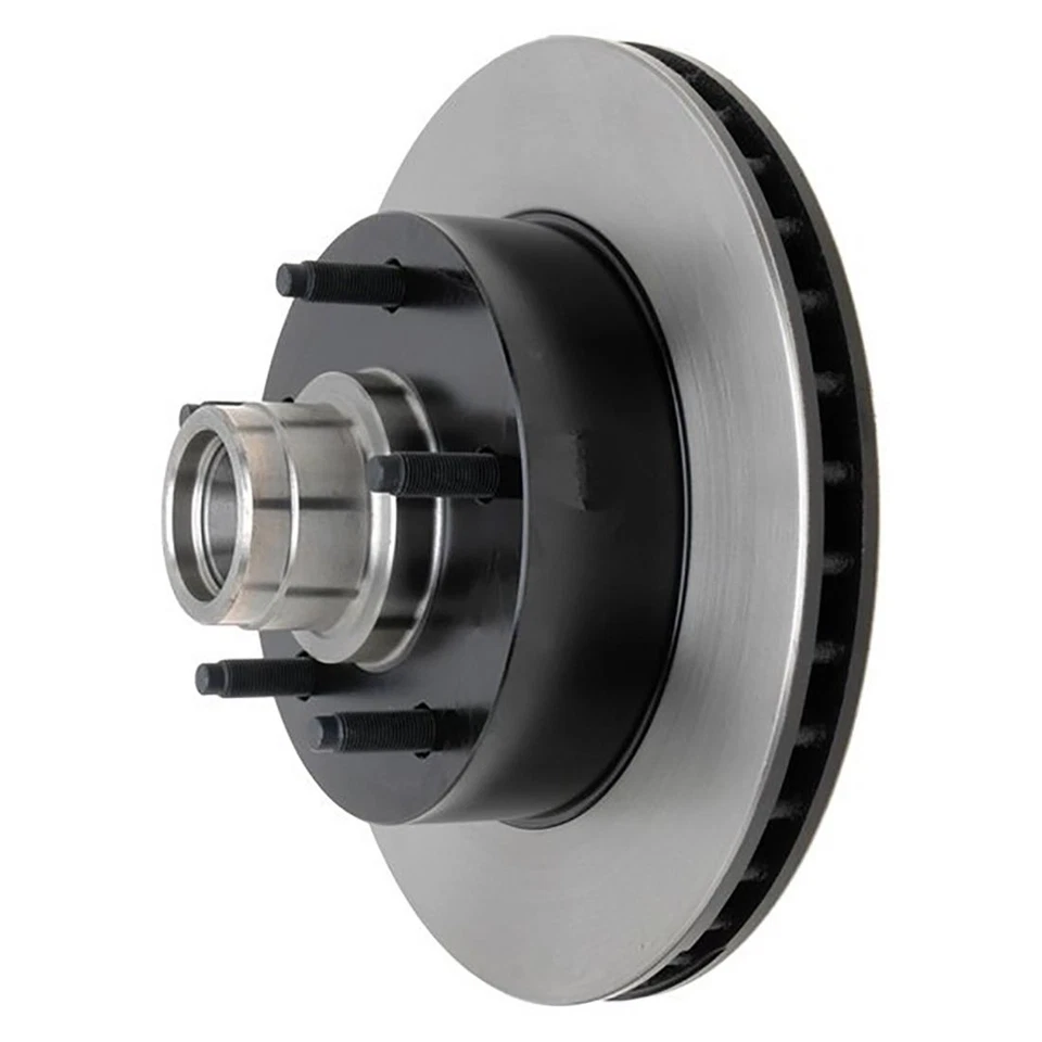 Kit de rotor de freno delantero y buje y pastillas de freno metálicas para Ford E-150 1994 1995 Foto 3 de 4