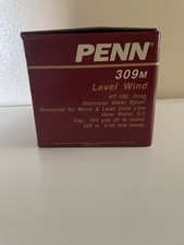 PENN 309m Level Wind Fishing Reel Vintage Boxed