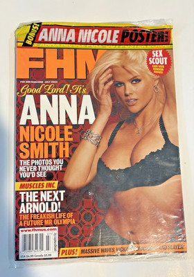 ANNA NICOLE SMITH FHM  Factory sealed + Poster JAY CUTLER Chyna