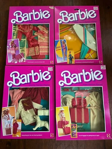 Vtg Lot of 4 1984 Barbie Playset Fashions #9263#9264#9266#9267 Asst. 9268 NIB