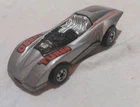 Vintage 84 Hot Wheels 1/64 Crack Ups Turbo Race Crash Car Silver/Gray Hong Kong