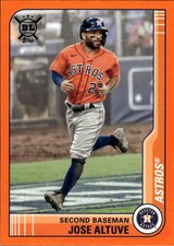 2021 Topps Big League Jose Altuve #234 Orange Houston Astros 2I