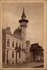 Mosque Constanta Romania vintage postcard r894