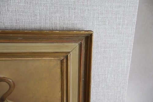 Large Vintage Framed Still Life Oil Painting Signed Bottles Slightly Distressed - Picture 9 of 12