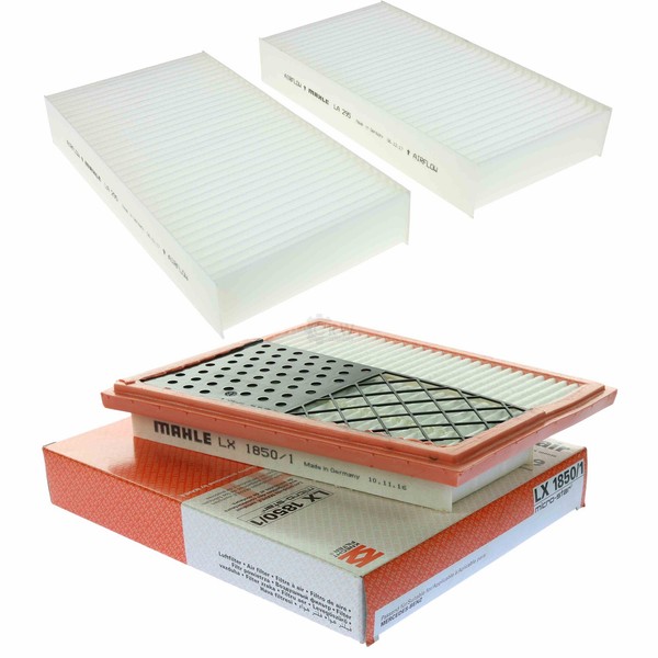 Mahle / Knecht Set Filterpaket Innenraumfilter LA 295/S Luftfilter LX 1850/1-image