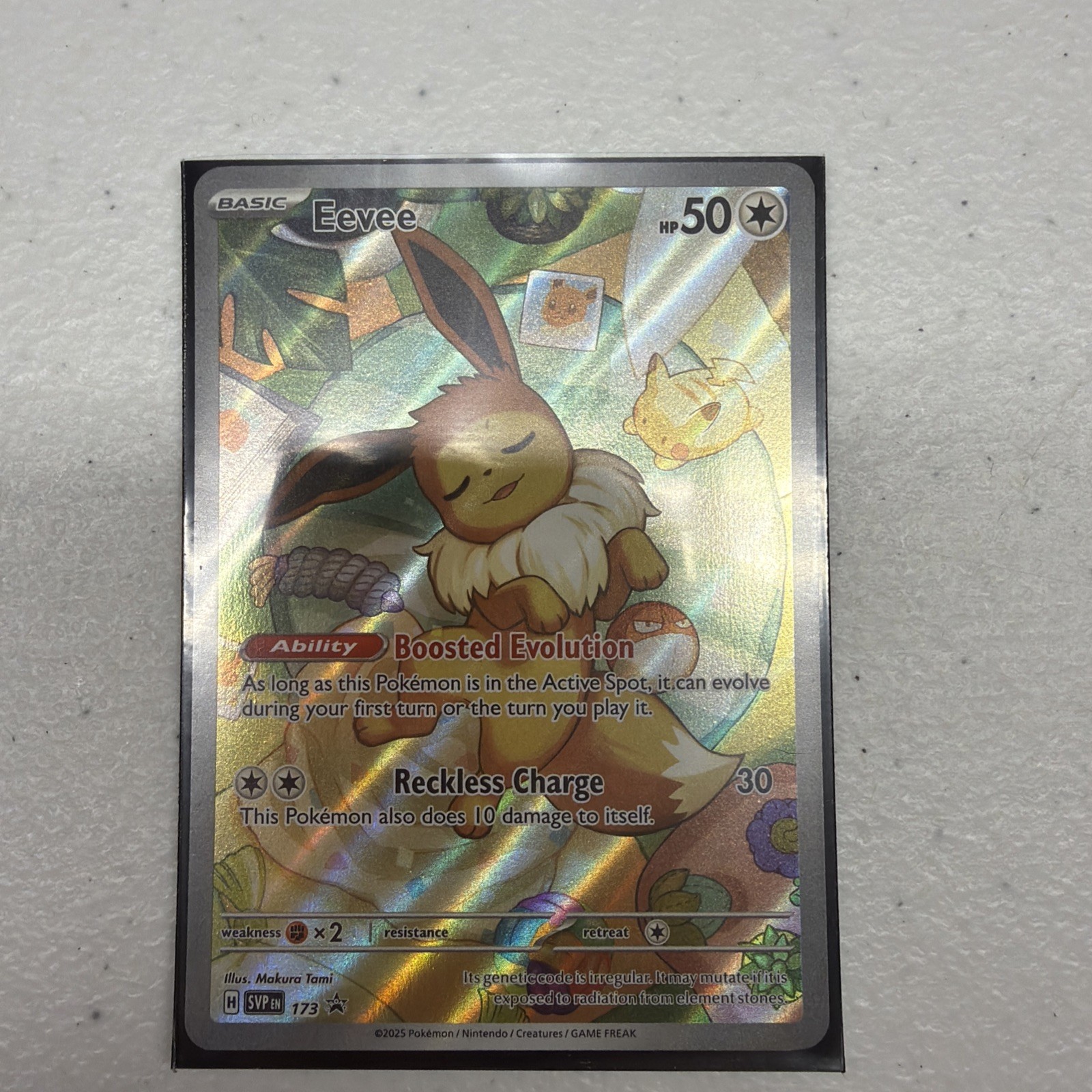 Holofoil Eevee Black Star Promo 173 SV: Scarlet & Violet Promo Cards NM