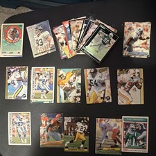 1990’s NFL Football Trading Card Lot - 30 Cards, Assorted Players & Teams