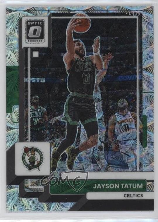2022-23 Panini Donruss Optic Premium Box Set Prizm 201/249 Jayson Tatum #8 13kh