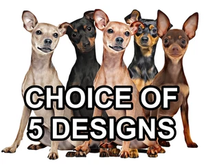 Miniature Pinscher Min Pin Dog Sticker Self Adhesive Wall Decal Various Sizes