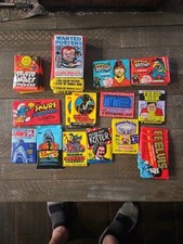 Topps & Donruss Vintage Pack Lot Wanted Posters/Weird Wheels/Elvis/Kotter 39 Ct.