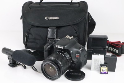 Canon EOS Rebel T3i 600D 18.0MP Digital Camera w EF-S 18-55mm 3.6-5.6 IS II Lens