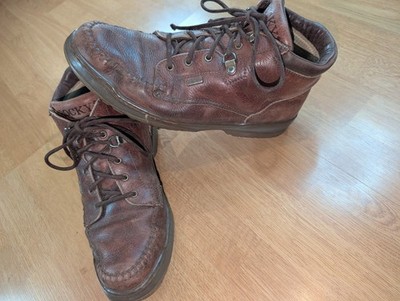 Rocky Outback Gore-Tex Boots Mens 10.5 Brown Leather Moc Toe Hiking Work Casual