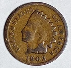 Indian Head Penny Lot of "1" VERY NICE 1903 GOOD OR BETTER°$ FREE SHIPPING $#A53