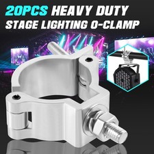 20PCS Stage Par Light 2" Hook Aluminum Alloy Truss O-Clamp Heavy Duty 220LBs
