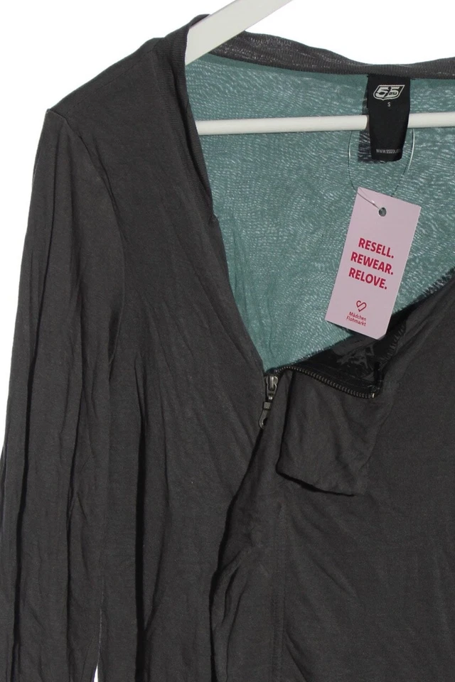 55 DSL Cárdigan Mujeres Chaqueta Talla EU 36 gris claro look casual - Imagen 3 de 4