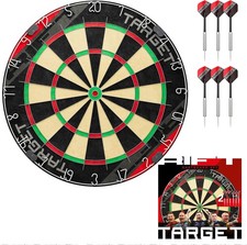 Target Darts Rift Dartboard Set | Steel Tip Dart Board  | Two Sets of 17G Darts