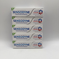 Sensodyne Sensitivity Gum Whitening Toothpaste 3.4 Oz 5 Pack