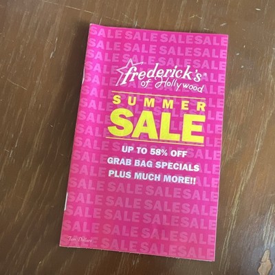 Frederick's of Hollywood Summer Sale 1993 Illustrated Lingerie Catalog Booklet