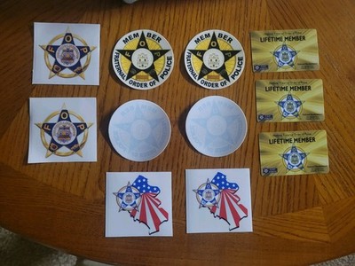 F.O.P. Member Lot - UV Waterproof Vinyl Decals and F.O.P. Courtesy Cards