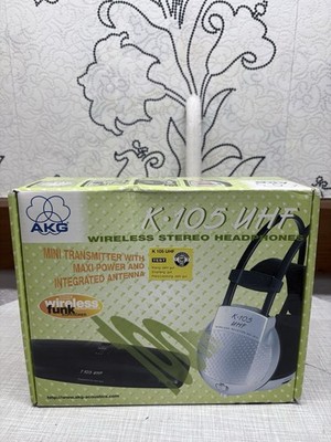 AKG K 105 UHF, Wireless analog Kopfhöhrer, OVP Funk High End New Neu  