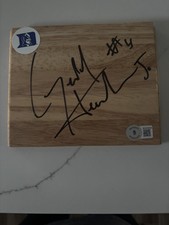 Gerald Henderson Jr. SIGNED DUKE BLUE DEVILS LOGO FLOOR BECKETT BAS AUTHENTIC