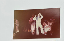 ELVIS PRESLEY VINTAGE 45+YRS OLD KODAK PHOTO ON STAGE GREAT SHOT  Original Kodak