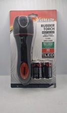 Eveready Rubber Torch | Bright Light Battery Operated New
