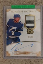 UD The Cup Signature Materials Carter Verhaeghe /99 RPA