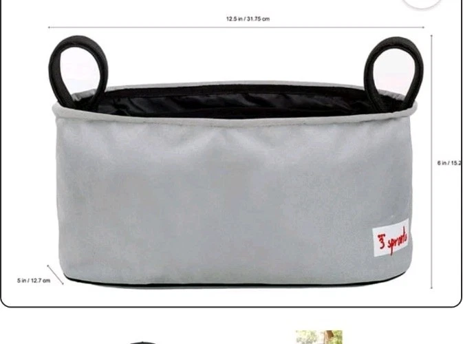 3 Brotes Universal Cochecito Organizador Bebé Jogger Caddy con Portavasos Foto 3 de 4