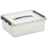 Sunware Q-Line Aufbewahrungsbox 12,0 L Transparent 40,0 X 30,0 X 14,0 Cm, 1...
