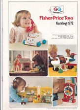 Fisher-Price Vintage Spielzeug-Katalog Messe-Prospekt 1972 Toy Catalog A4 (8 S.)