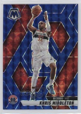 2024-25 Panini Mosaic Blue Mosaic Prizm 62/199 Khris Middleton #151 1ns3