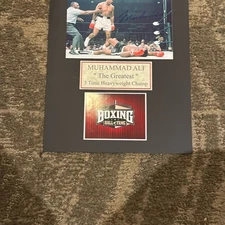 Muhammad Ali Autographed Boxing Photo Original with COA