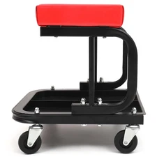 Rolling Creeper Seat Mechanic Stool Chair Garage Work Shop Tools Tray Auto Car