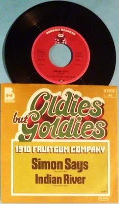 1910 FRUITGUM COMPANY - SINGLE 7'' - SIMON SAYS / INDIAN RIVER - MINT