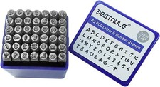 42PCS Metal Stamping Kit, Number and Letter Stamp Set A-Z, 0-9 and ,Love Symbol