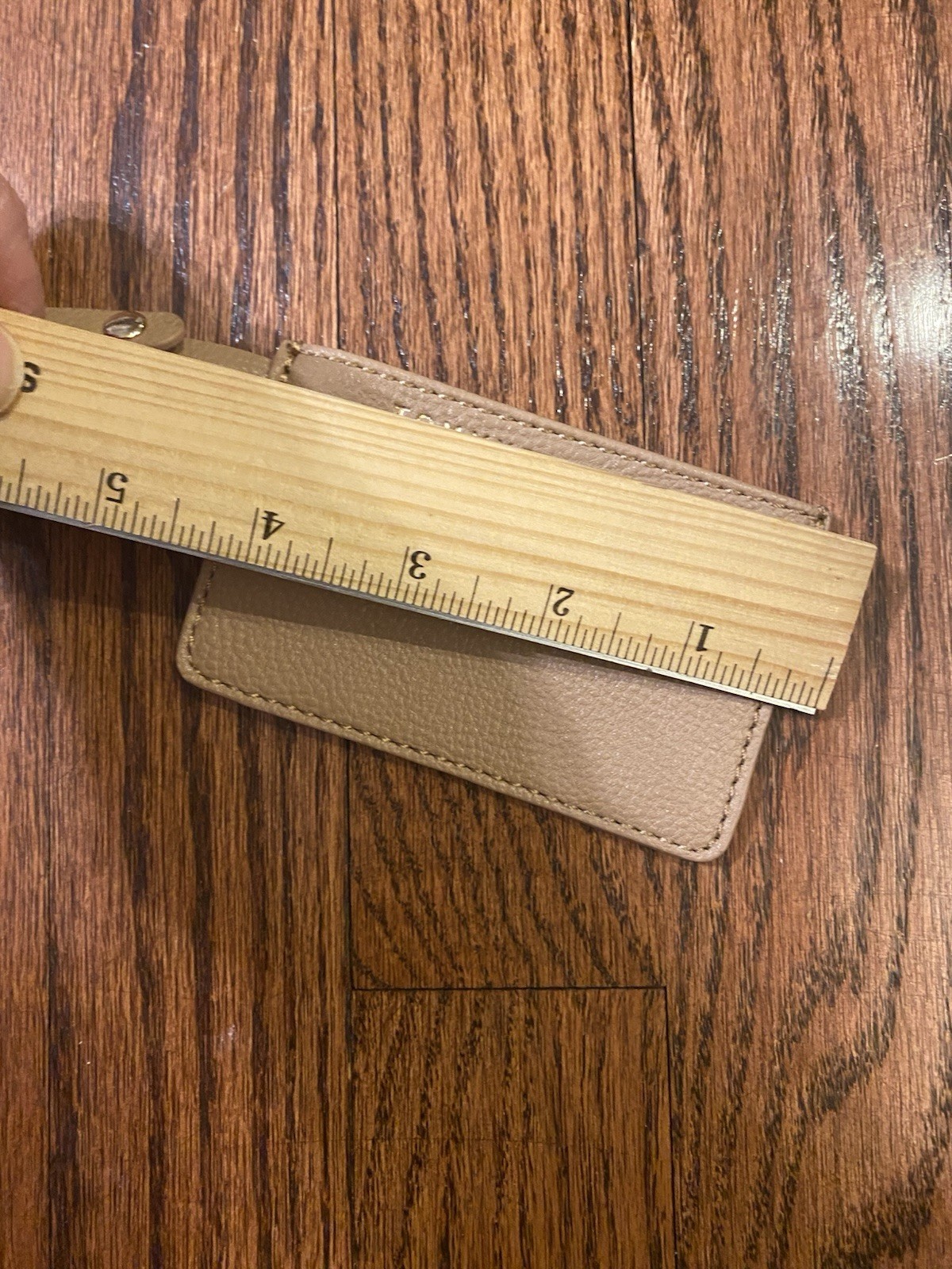 Tommy Hilfiger card Holder Wristlets Tan Color Mini Anywhere thumbnail 7