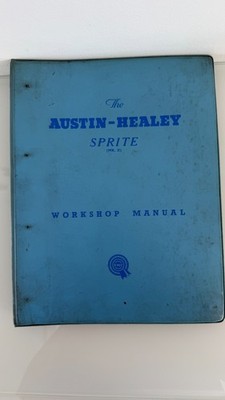 Austin Healey Sprite Mk II IV Werkstatthandbuch original BMC Ordner
